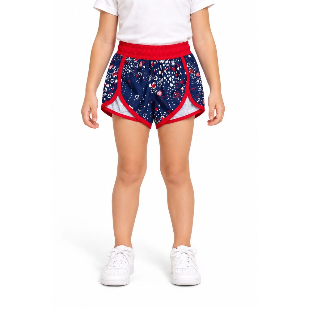 🔥 5 for $30 🔥OP Girls’ Heart Print Athletic Shorts | Size XS (4/5)